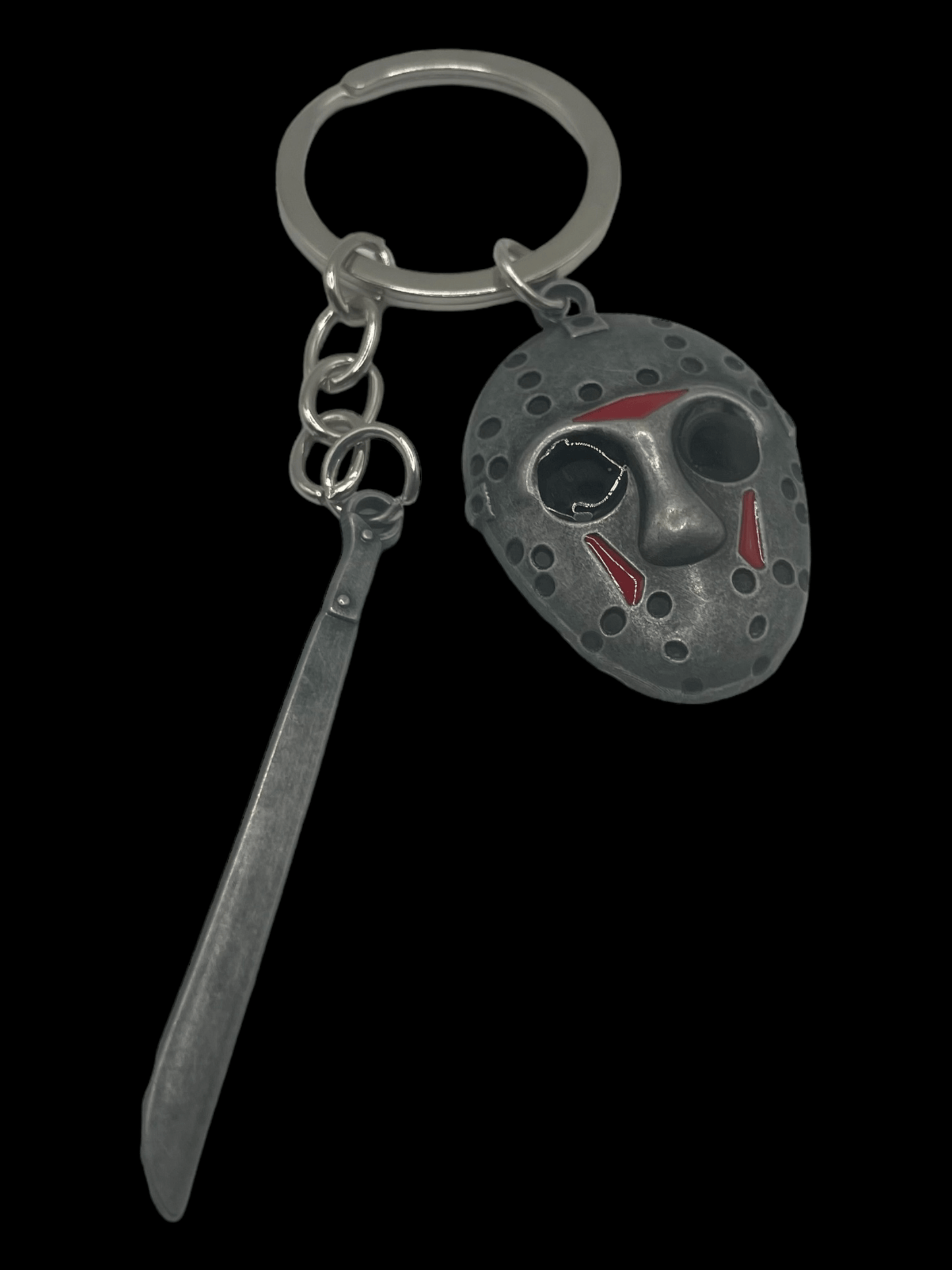 Jason Vorhees Mask & Machete Keychain