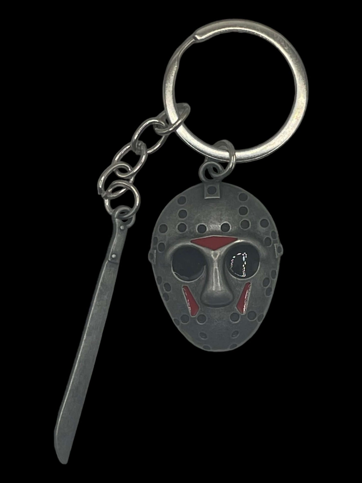 Jason Vorhees Mask & Machete Keychain