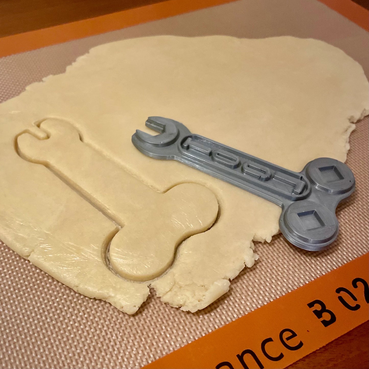 TOOL - Wrench Logo Cookie Cutter + Stamp