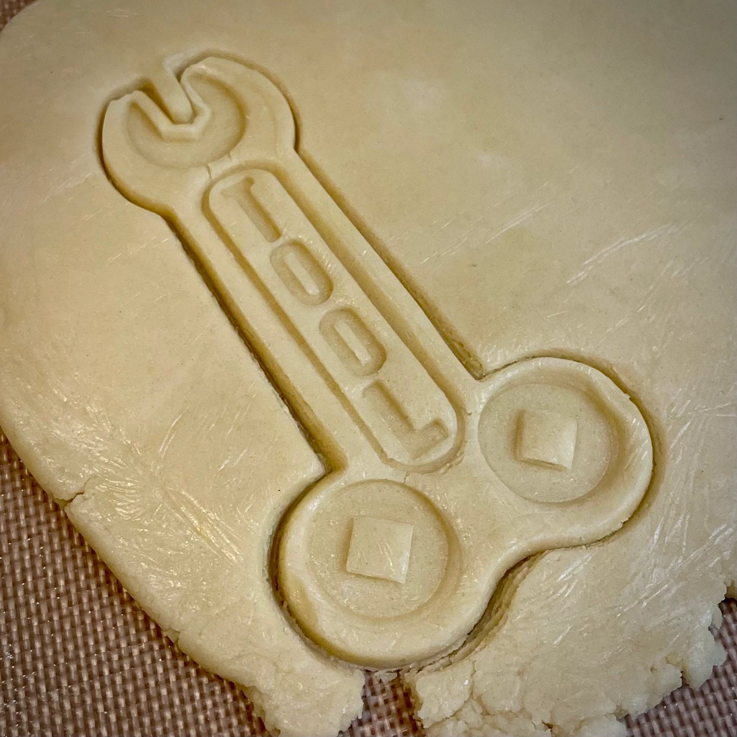 TOOL - Wrench Logo Cookie Cutter + Stamp