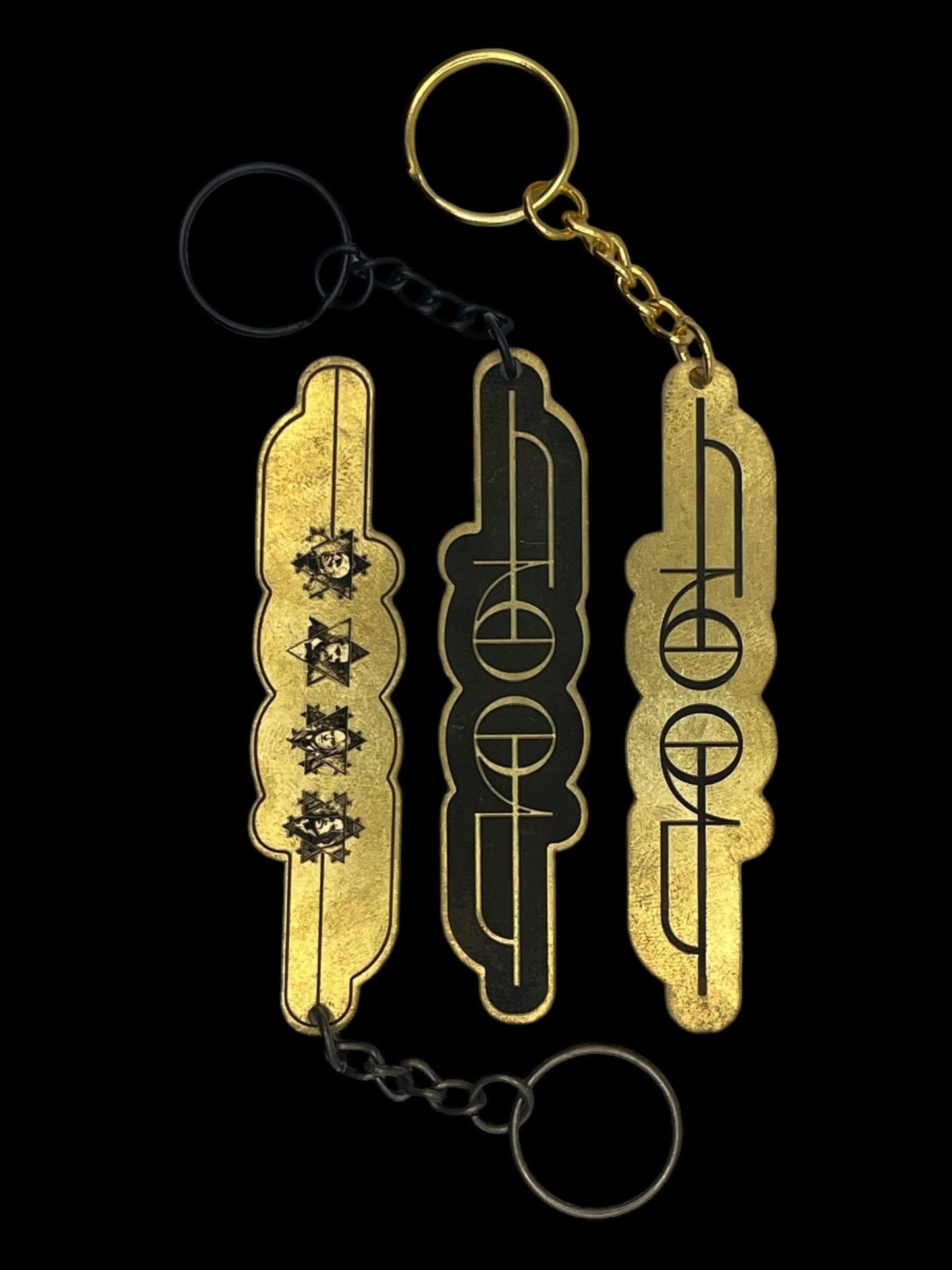 TOOL FI Keychain - Dual Design Brass