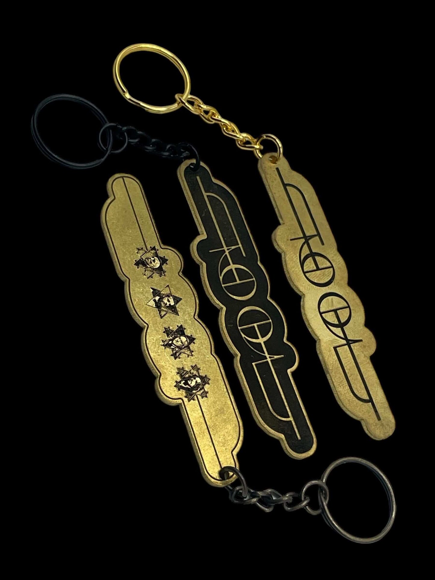 TOOL FI Keychain - Dual Design Brass