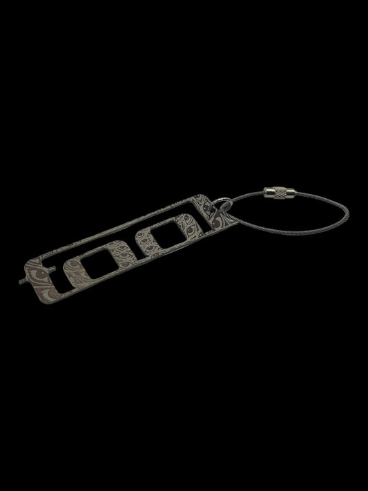 TOOL 10K Days Inspired Stainless Steel Holographic Keychain