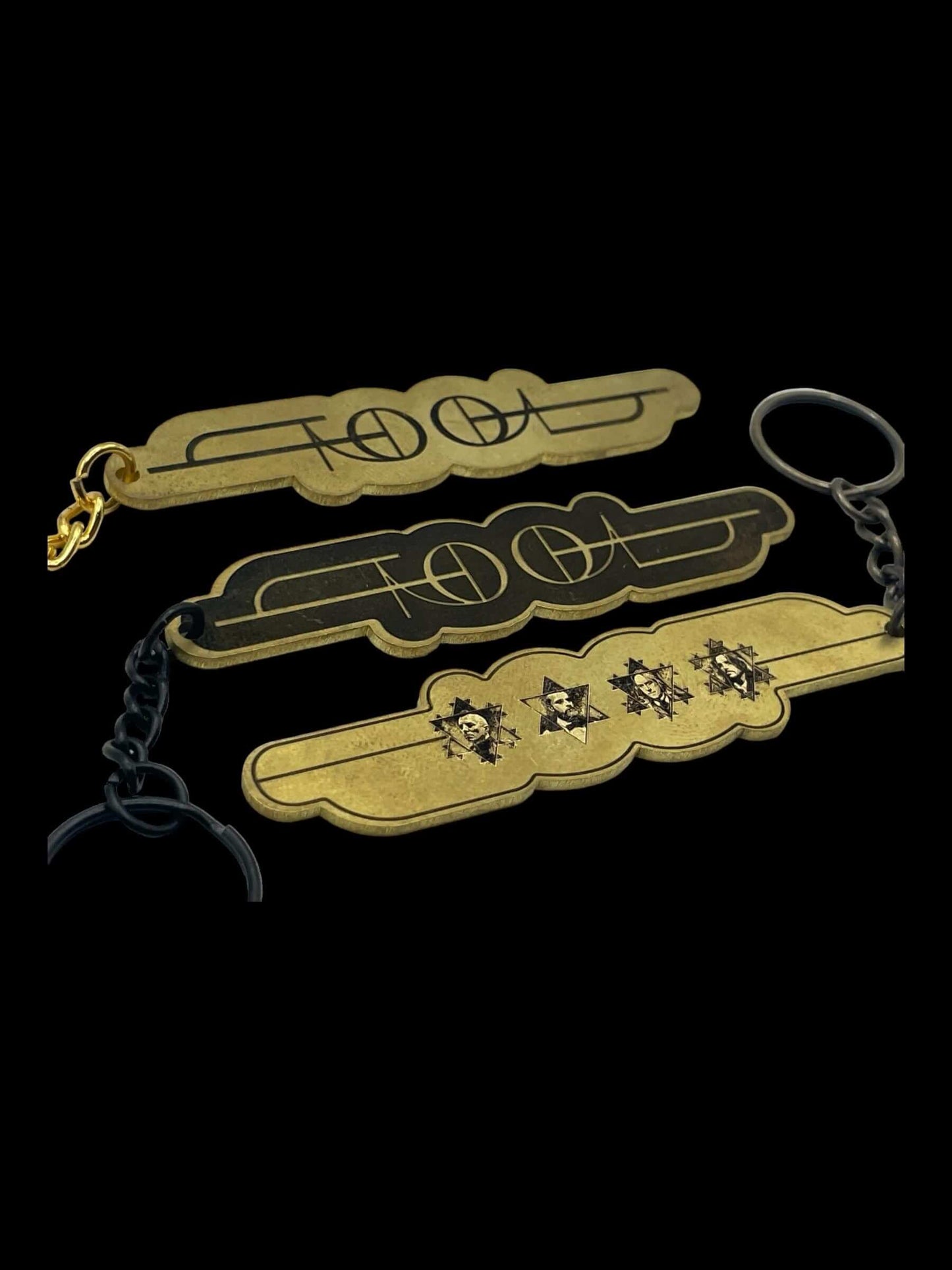 TOOL FI Keychain - Dual Design Brass